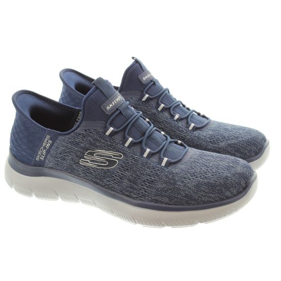 SKECHERS Mens 232469 Slip Ins Summits Trainers In Navy