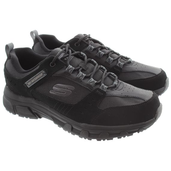 SKECHERS Mens 237386 Rydell Waterproof Trainers In All Black