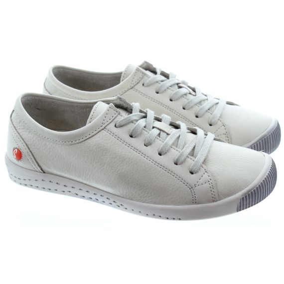 SOFTINOS Ladies Isla Lace Shoes In Grey 