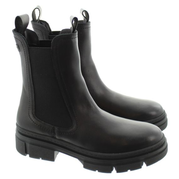 TAMARIS Ladies 25901 Chelsea boots In Black