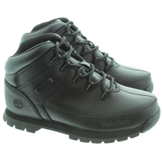 TIMBERLAND Kids Eurosprint Boots In Black 