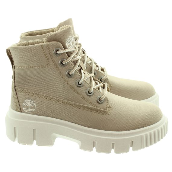 TIMBERLAND Ladies Greyfield Ankle Boots In Beige