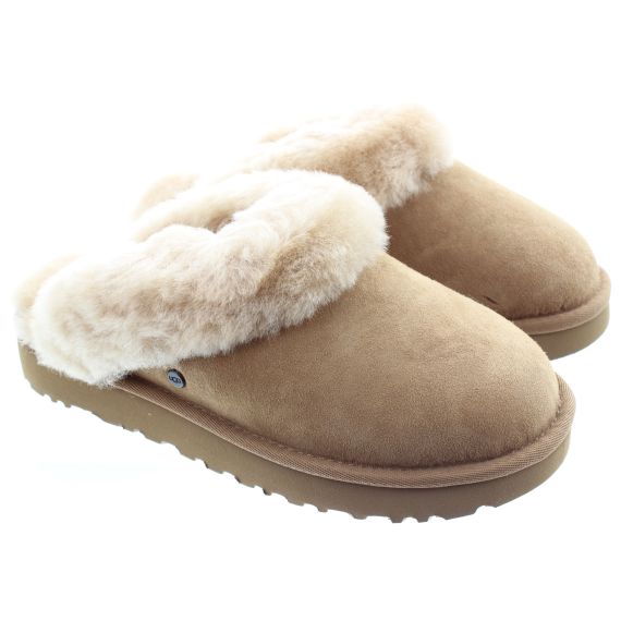 UGG Ladies Classic Slippers In Chestnut