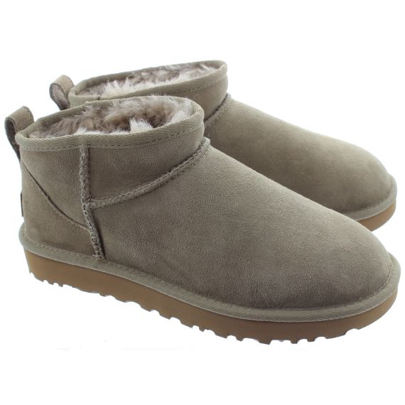 UGG Ladies Classic Ultra Mini Boots In Antilope