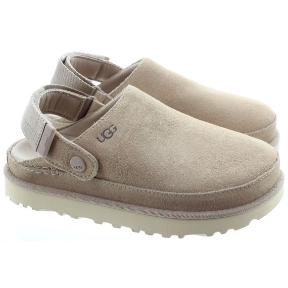 UGG Ladies Goldenstar Clogs In Sand 