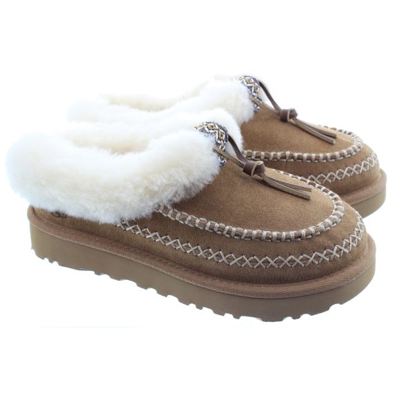 UGG Ladies Tasman Alpine Slippers In Chestnut