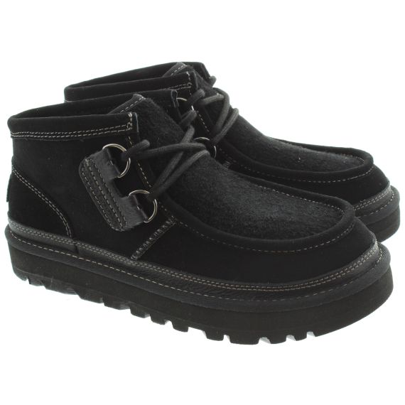 UGG Mens Haydon Moccasin Boots In Black 