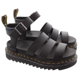 Dr Martens Ladies Blaire Sandals In Black in Black